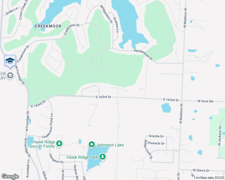 map of restaurants, bars, coffee shops, grocery stores, and more near 1112 East 163rd Street in Raymore