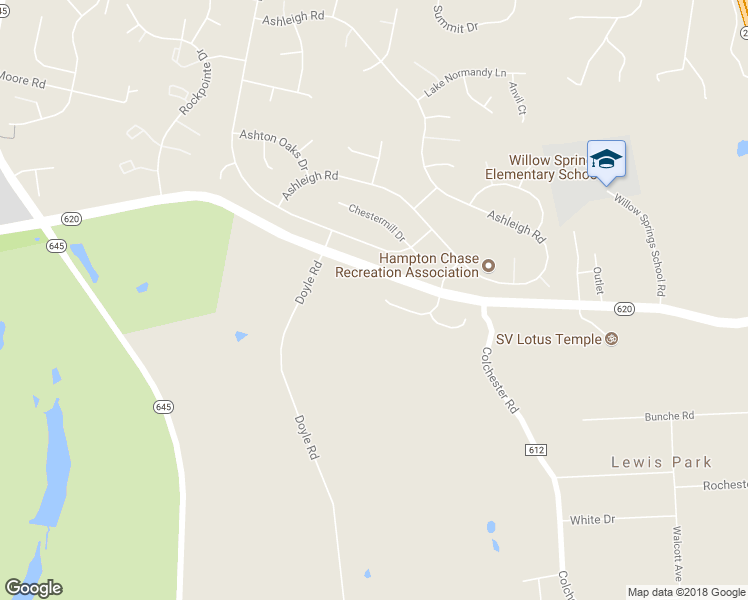 map of restaurants, bars, coffee shops, grocery stores, and more near 5617 Braddock Farms Way in Clifton