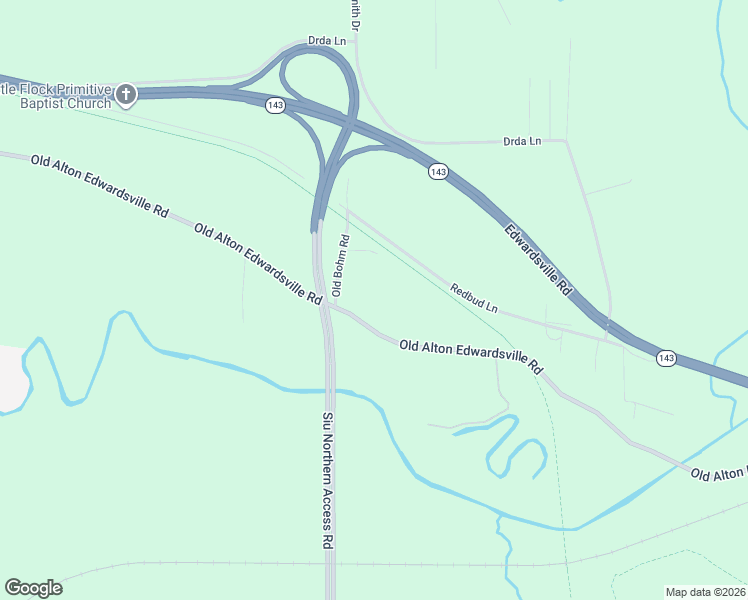 map of restaurants, bars, coffee shops, grocery stores, and more near 5825 Old Alton Edwardsville Road in Edwardsville