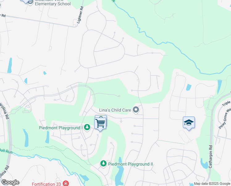 map of restaurants, bars, coffee shops, grocery stores, and more near 14278 Bakerwood Place in Haymarket