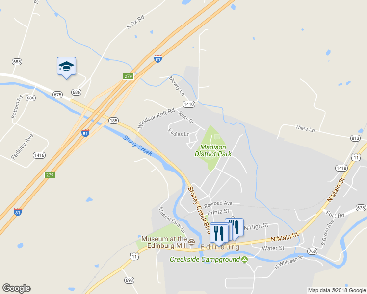 map of restaurants, bars, coffee shops, grocery stores, and more near 4061 Rose Bud Court in Edinburg