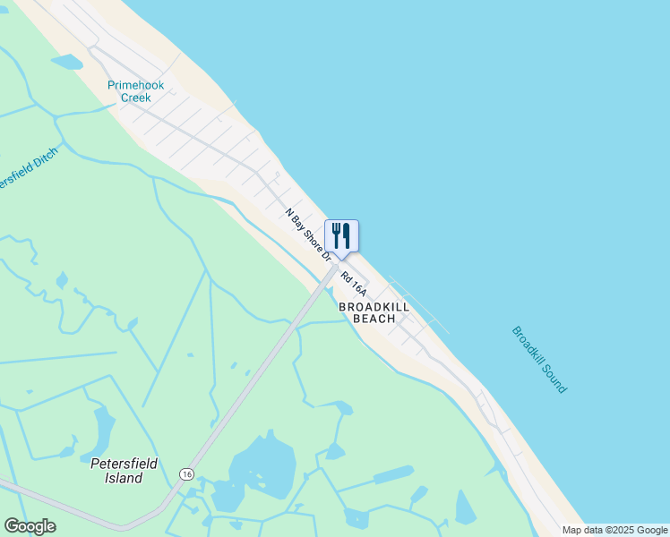 map of restaurants, bars, coffee shops, grocery stores, and more near 110 Broadkill Road in Milton