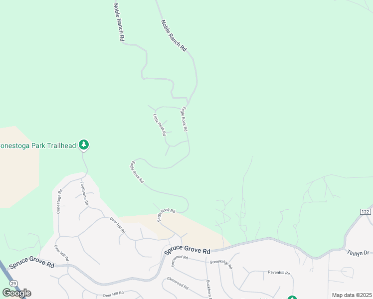 map of restaurants, bars, coffee shops, grocery stores, and more near 15927 Eagle Rock Road in Hidden Valley Lake