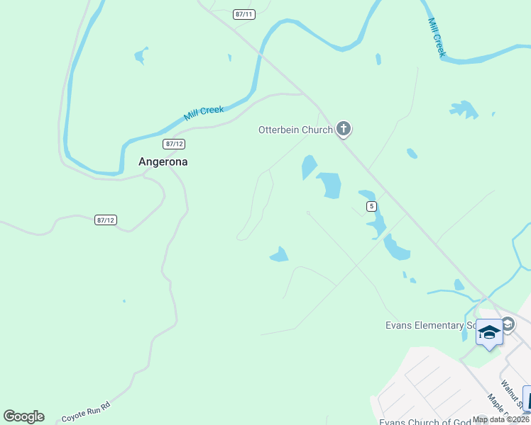 map of restaurants, bars, coffee shops, grocery stores, and more near 265 Otterbein Road in Evans