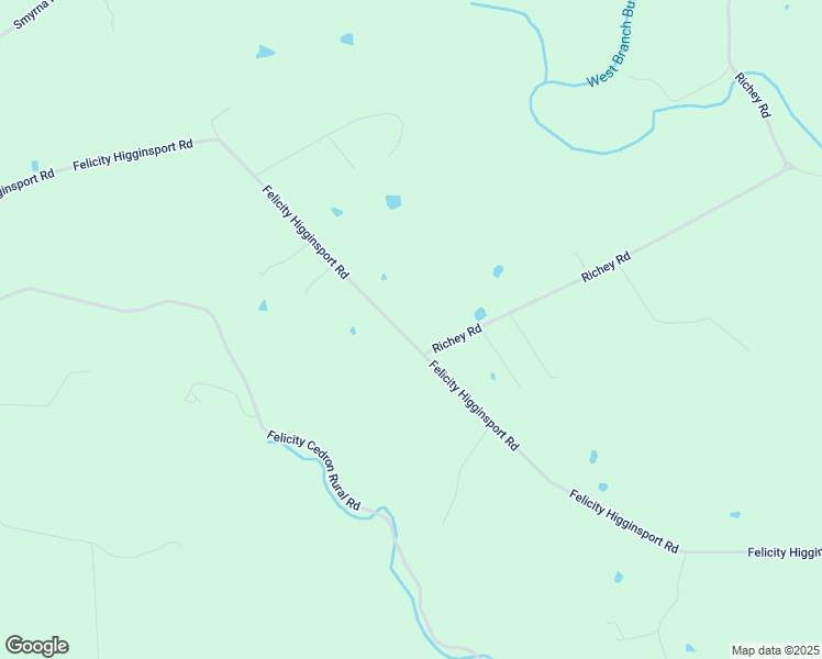 map of restaurants, bars, coffee shops, grocery stores, and more near 617 Felicity Higginsport Road in Felicity