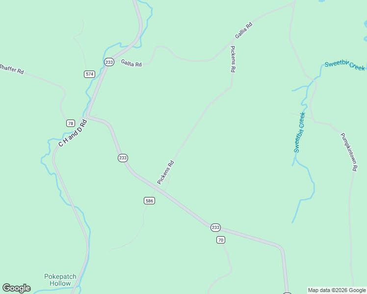 map of restaurants, bars, coffee shops, grocery stores, and more near 343 Township Highway 572 in Patriot