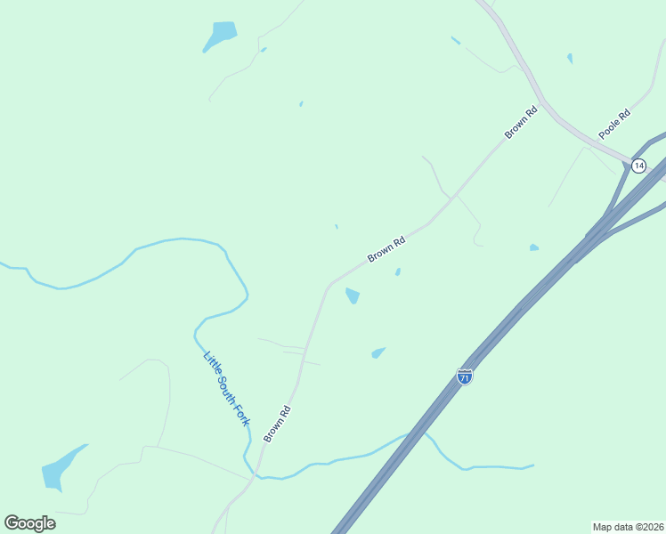 map of restaurants, bars, coffee shops, grocery stores, and more near 14365 Brown Road in Verona