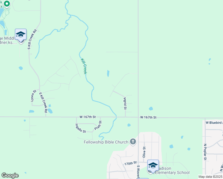 map of restaurants, bars, coffee shops, grocery stores, and more near 16510 Agnes Street in Gardner
