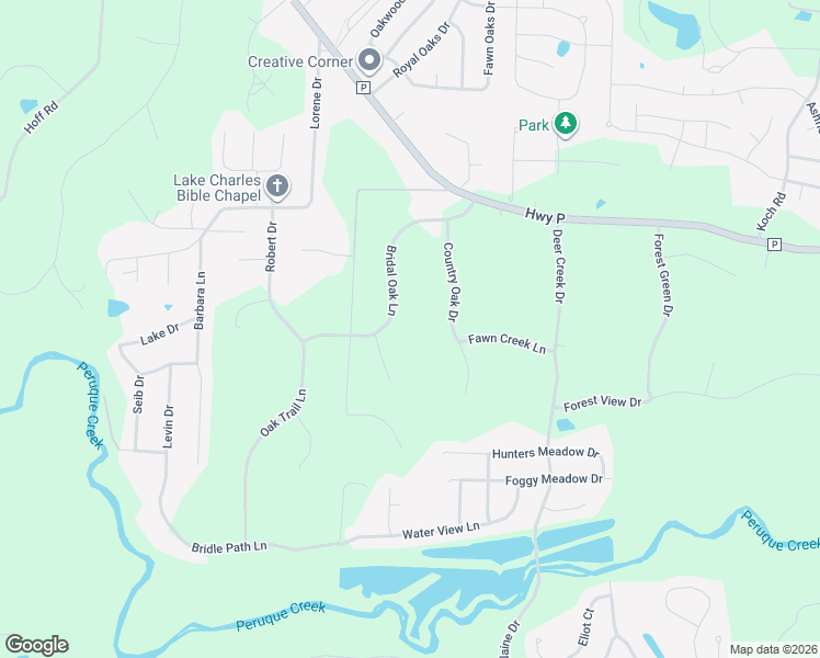 map of restaurants, bars, coffee shops, grocery stores, and more near 22 Bridal Oak Lane in O'Fallon