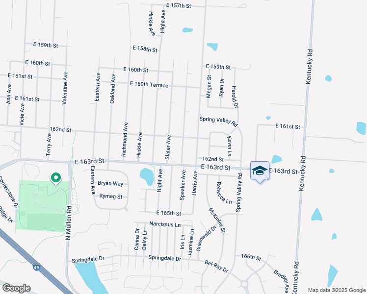 map of restaurants, bars, coffee shops, grocery stores, and more near 16207 Speaker Avenue in Belton