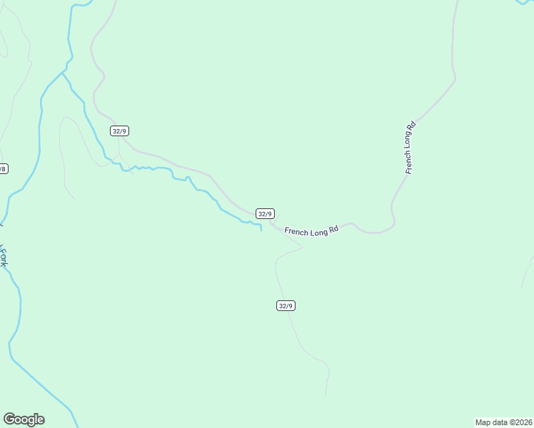 map of restaurants, bars, coffee shops, grocery stores, and more near 1376 French Long Road in French Creek