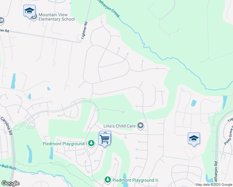 map of restaurants, bars, coffee shops, grocery stores, and more near 13184 Piedmont Vista Drive in Haymarket