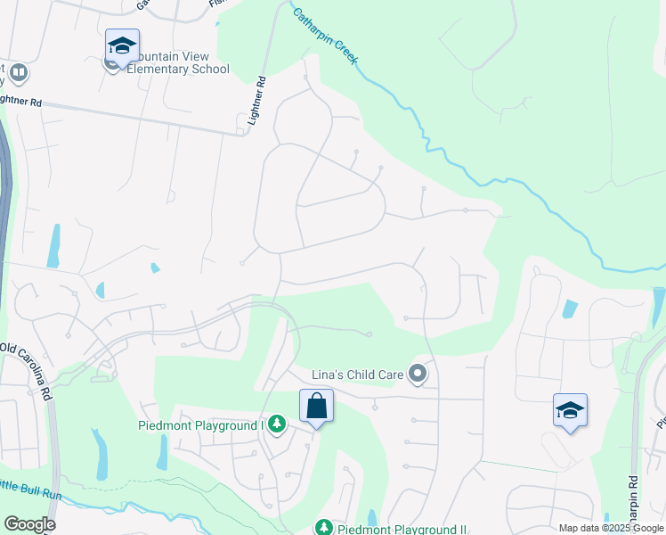 map of restaurants, bars, coffee shops, grocery stores, and more near 13177 Piedmont Vista Drive in Haymarket