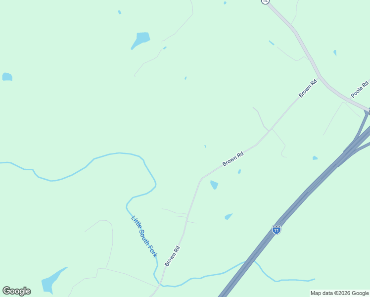 map of restaurants, bars, coffee shops, grocery stores, and more near 14365 Brown Road in Verona