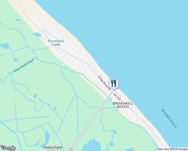 map of restaurants, bars, coffee shops, grocery stores, and more near 107 South Carolina Avenue in Milton