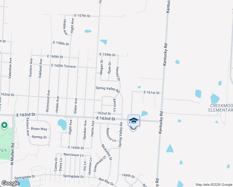 map of restaurants, bars, coffee shops, grocery stores, and more near 16110 Harold Drive in Belton