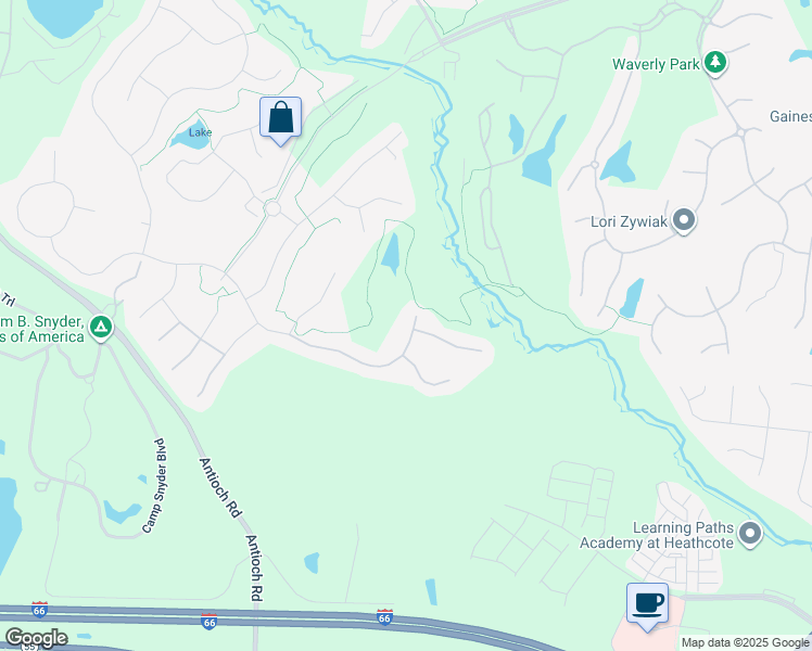 map of restaurants, bars, coffee shops, grocery stores, and more near 15612 Ryder Cup Drive in Haymarket