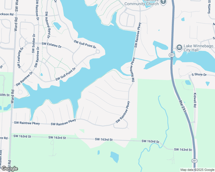 map of restaurants, bars, coffee shops, grocery stores, and more near 323 Southwest Marsh Wren Street in Lee's Summit