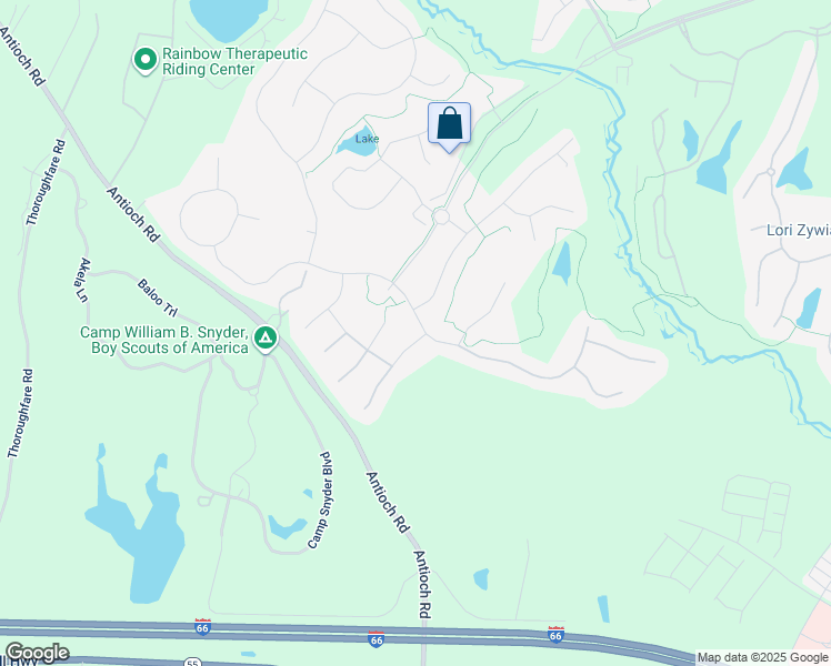 map of restaurants, bars, coffee shops, grocery stores, and more near 5850 Tulloch Spring Court in Haymarket