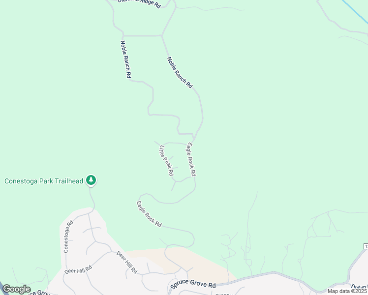 map of restaurants, bars, coffee shops, grocery stores, and more near 15518 Little Peak Road in Hidden Valley Lake