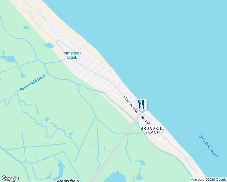 map of restaurants, bars, coffee shops, grocery stores, and more near 107 South Carolina Avenue in Milton