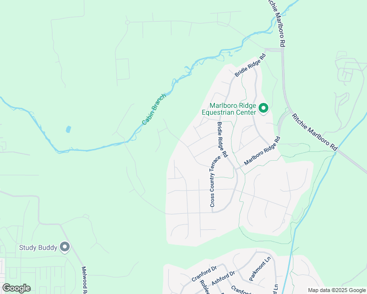 map of restaurants, bars, coffee shops, grocery stores, and more near 10815 Flying Change Court in Upper Marlboro