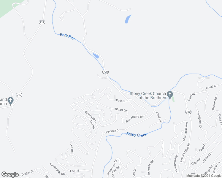 map of restaurants, bars, coffee shops, grocery stores, and more near 312 Breckenridge Road in Basye