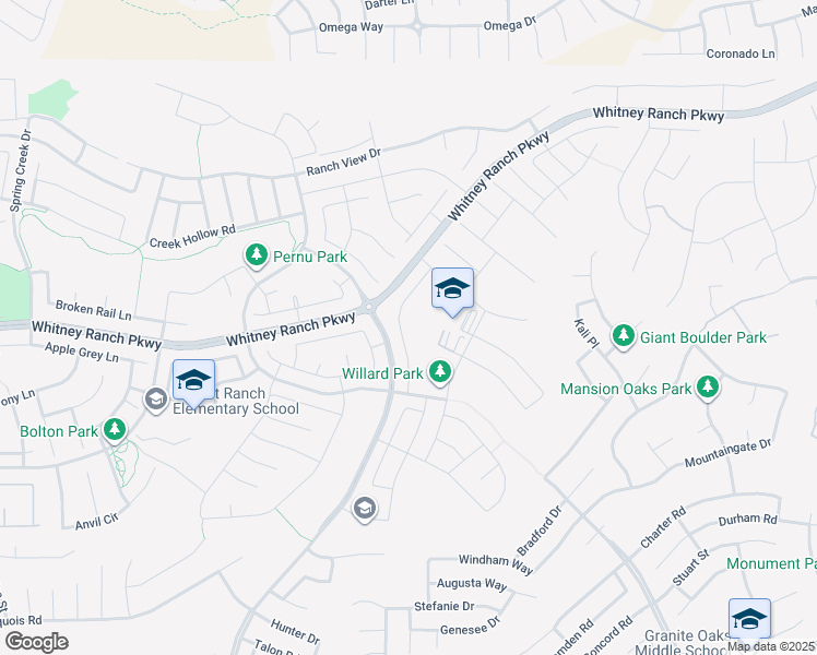 map of restaurants, bars, coffee shops, grocery stores, and more near 813 Clementine Drive in Rocklin