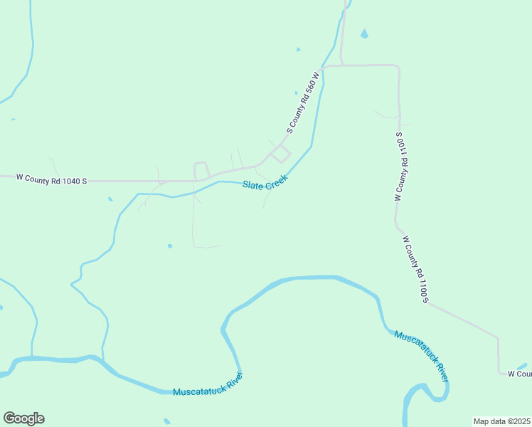 map of restaurants, bars, coffee shops, grocery stores, and more near 10480 South Private Road 560 West in Paris Crossing