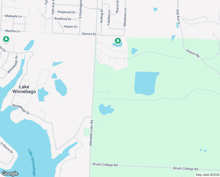 map of restaurants, bars, coffee shops, grocery stores, and more near 15711 Allendale Lake Road in Greenwood