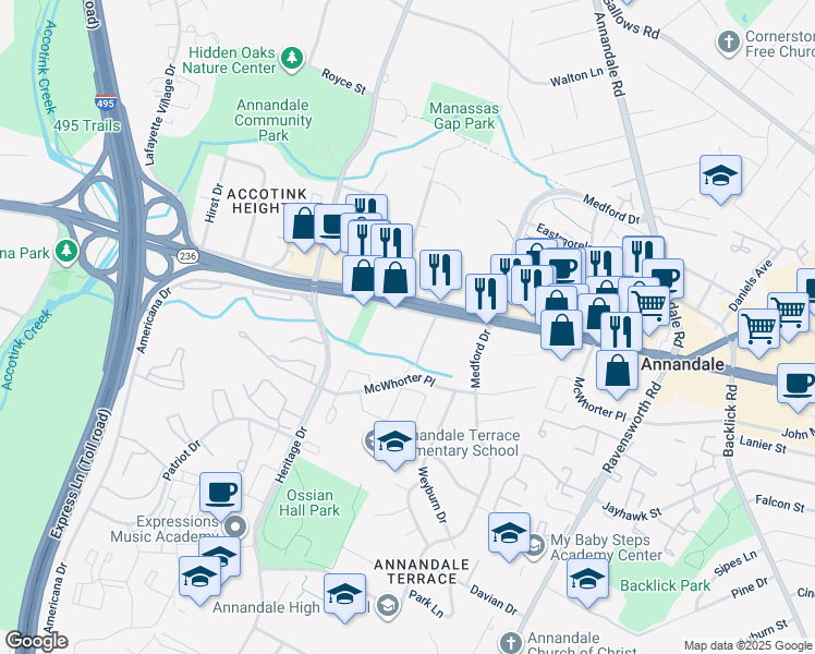 7535 Little River Turnpike, Annandale VA Walk Score