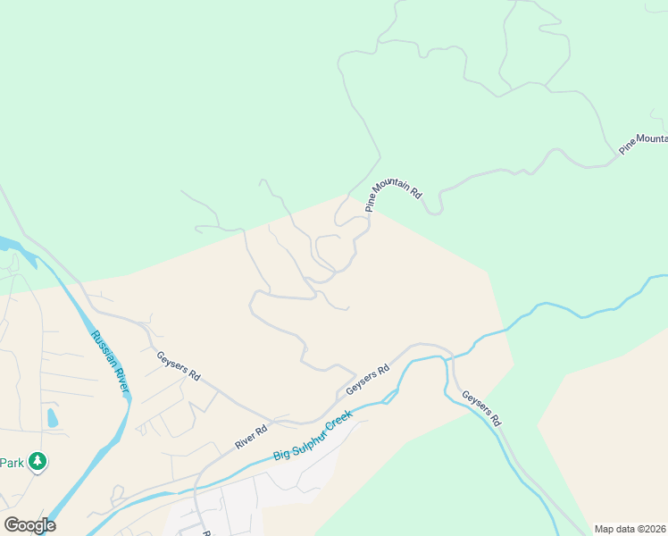 map of restaurants, bars, coffee shops, grocery stores, and more near 31400 Pine Mountain Road in Cloverdale