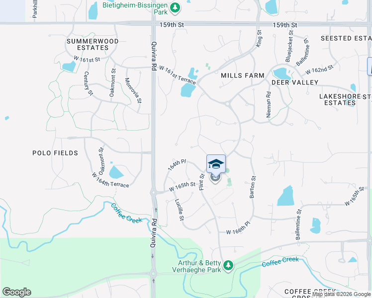 map of restaurants, bars, coffee shops, grocery stores, and more near 16408 Lucille Street in Overland Park
