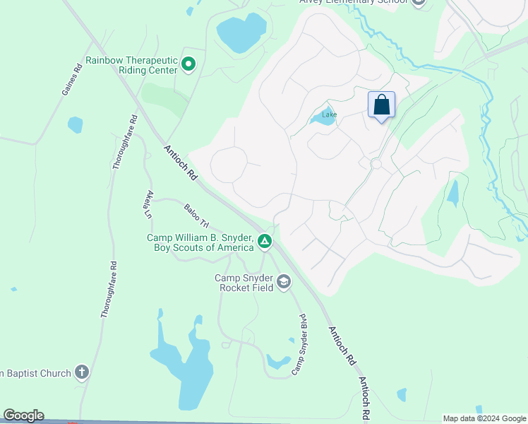 map of restaurants, bars, coffee shops, grocery stores, and more near 15807 Ryder Cup Drive in Haymarket