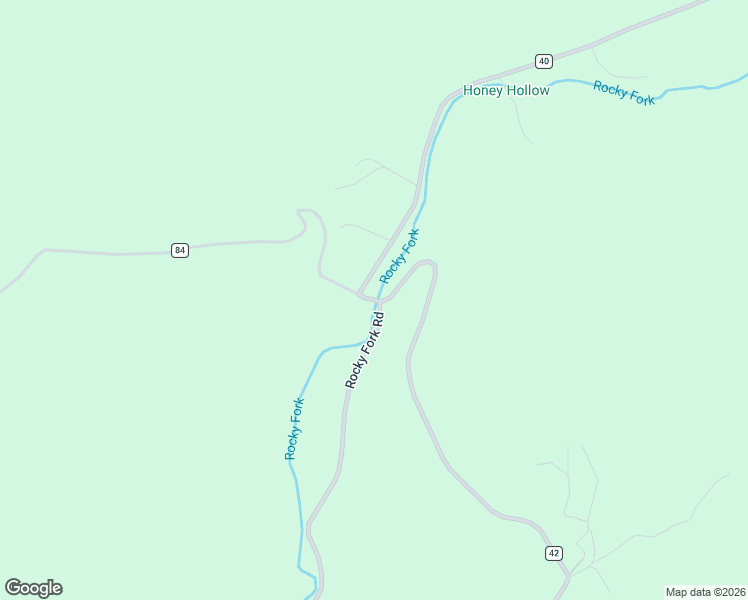 map of restaurants, bars, coffee shops, grocery stores, and more near 5827 Rocky Fork Road in Otway
