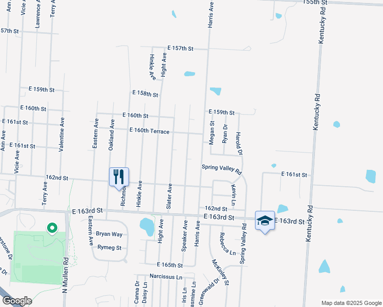 map of restaurants, bars, coffee shops, grocery stores, and more near 16012 Speaker Avenue in Belton