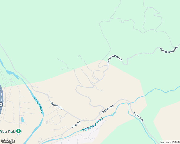 map of restaurants, bars, coffee shops, grocery stores, and more near 31000 Pine Mountain Road in Cloverdale