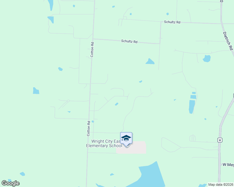 map of restaurants, bars, coffee shops, grocery stores, and more near 29202 Cotton Road in Foristell