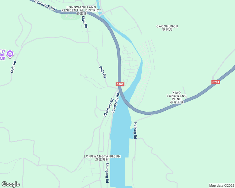 map of restaurants, bars, coffee shops, grocery stores, and more near Lv Shun Nan Lu in Da Lian Shi