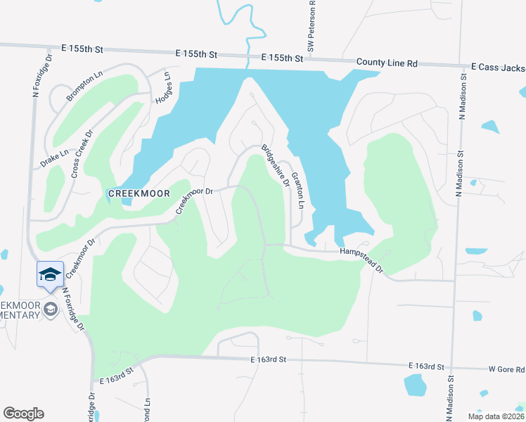 map of restaurants, bars, coffee shops, grocery stores, and more near 922 Creekmoor Drive in Raymore