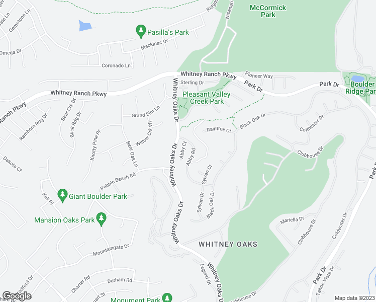 map of restaurants, bars, coffee shops, grocery stores, and more near 3711 Abby Court in Rocklin