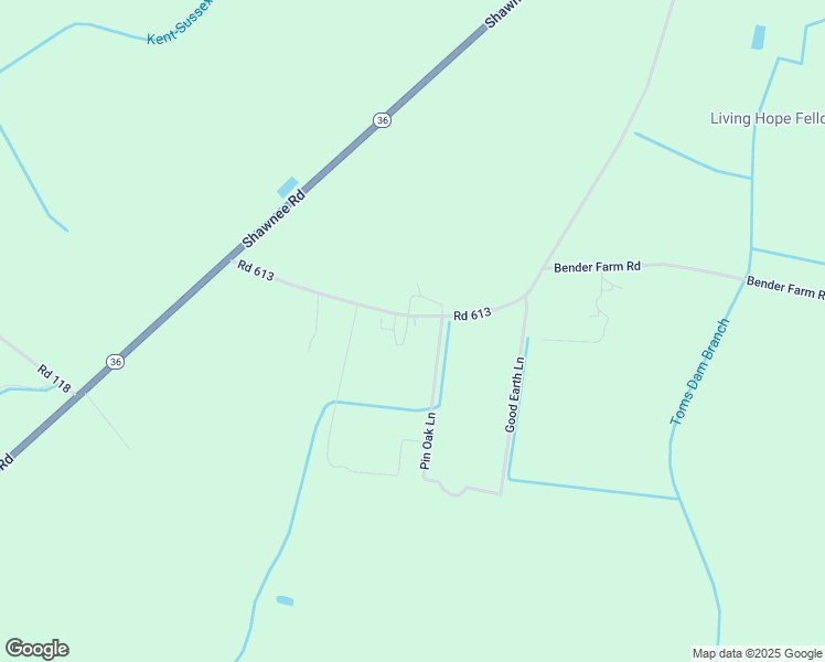 map of restaurants, bars, coffee shops, grocery stores, and more near 10775 Memory Road in Harrington