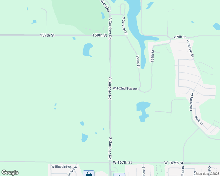 map of restaurants, bars, coffee shops, grocery stores, and more near 29101 West 162nd Terrace in Gardner