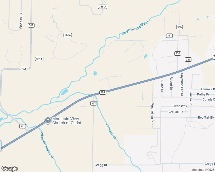 map of restaurants, bars, coffee shops, grocery stores, and more near 15951 County Road 306 in Buena Vista