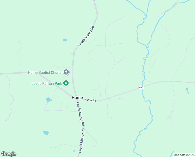 map of restaurants, bars, coffee shops, grocery stores, and more near 4751 Leeds Lane in Hume