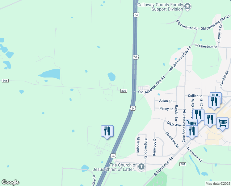 map of restaurants, bars, coffee shops, grocery stores, and more near 5060 County Route 306 in Fulton