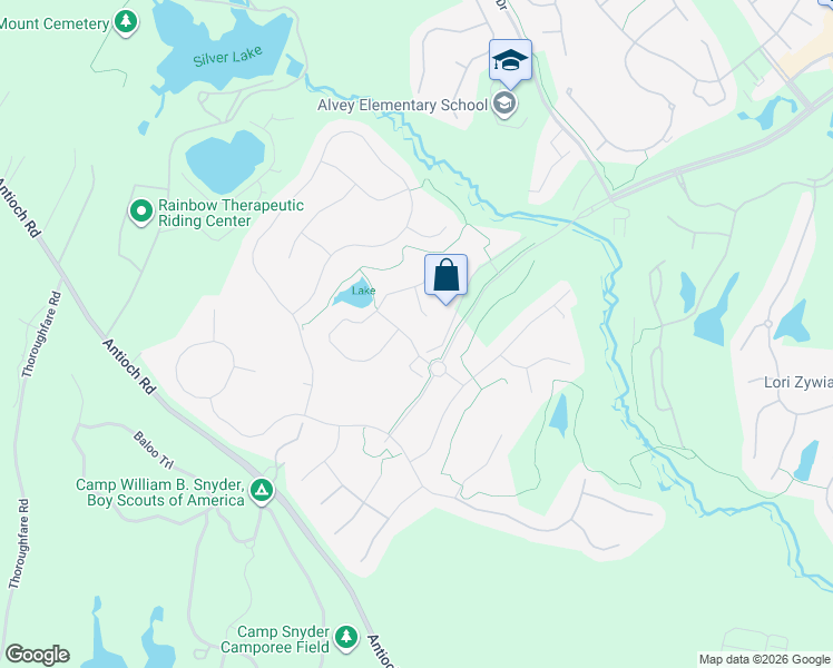 map of restaurants, bars, coffee shops, grocery stores, and more near 15750 Cool Spring Drive in Haymarket