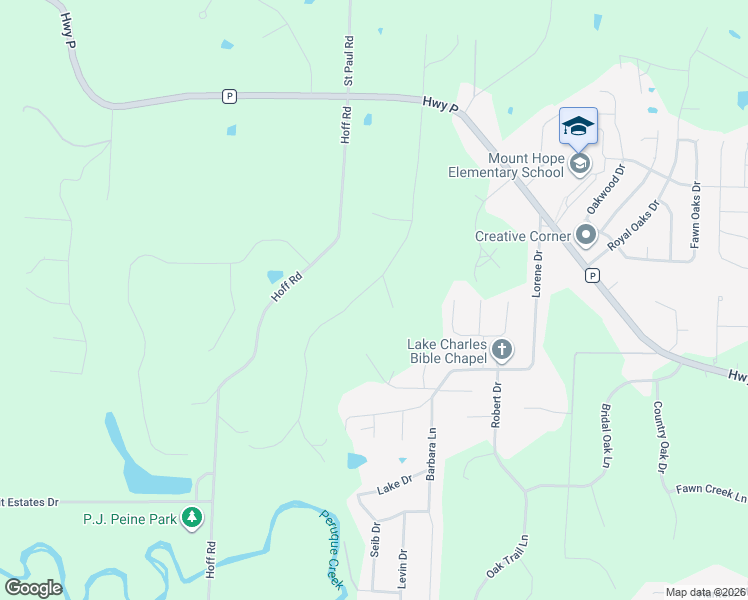 map of restaurants, bars, coffee shops, grocery stores, and more near in O'Fallon