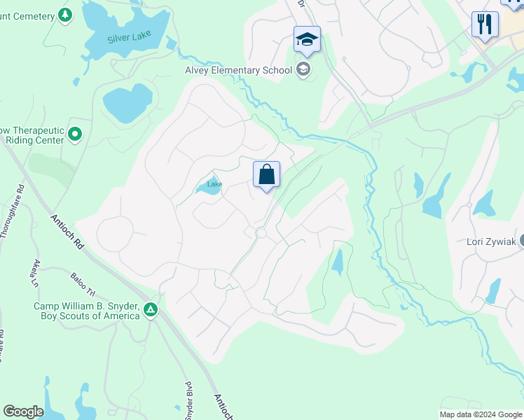 map of restaurants, bars, coffee shops, grocery stores, and more near 5622 Arrowfield Terrace in Haymarket