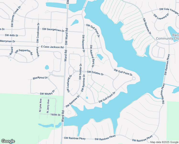 map of restaurants, bars, coffee shops, grocery stores, and more near 753 Southwest Admiral Byrd Drive in Lee's Summit